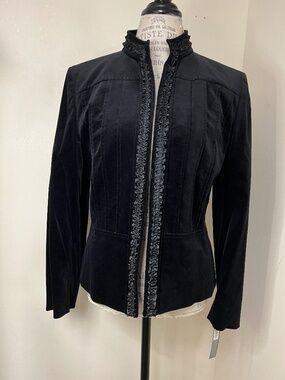NEW Tahari by Arthur S Levine velvet suite 2 pc blazer and pants Plus Size 14